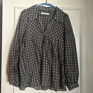 Samsoe plaid shirt
